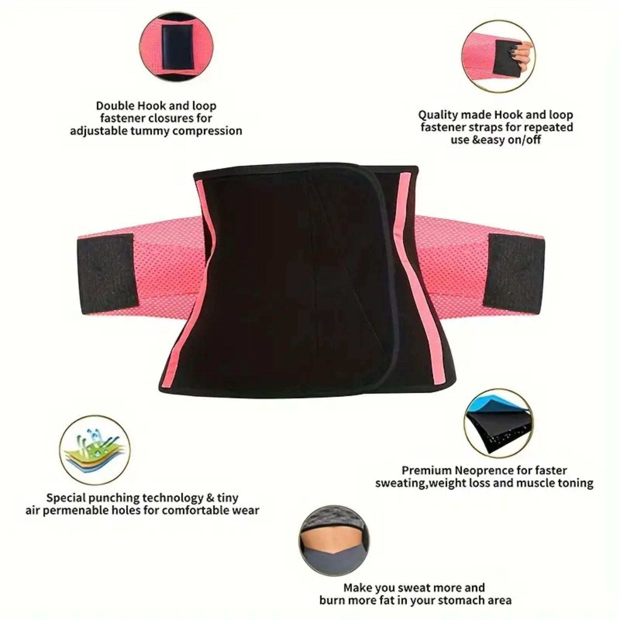 Safe & Balanced Sweat & Contour Belt