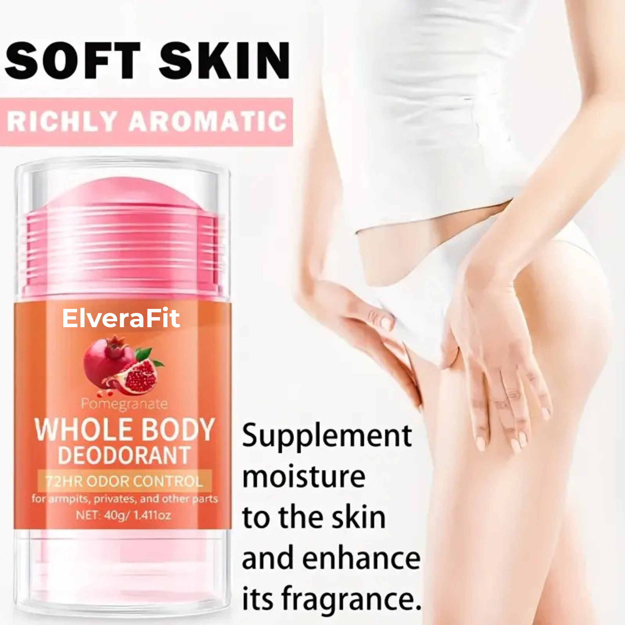 ElveraFit Total Body Deodorant Balm